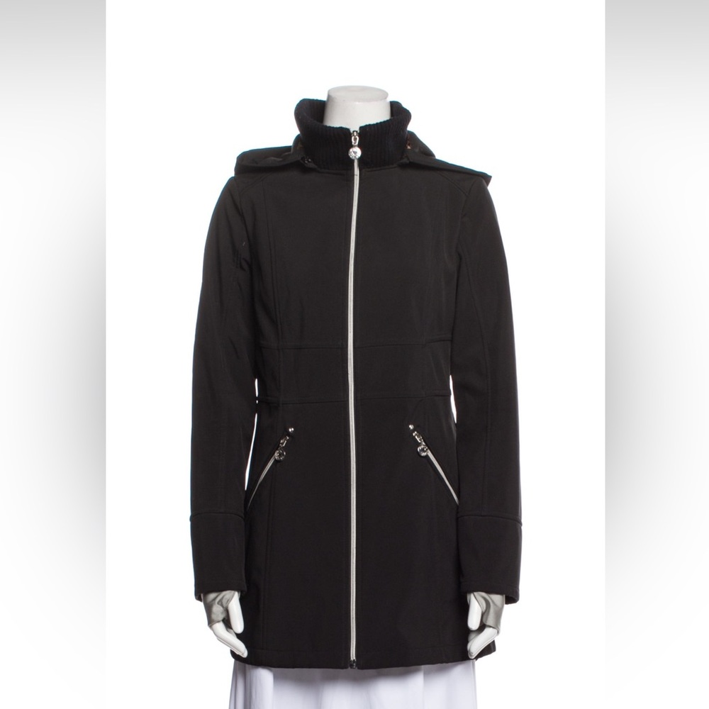 Betsey Johnson Coat, Black With Hood